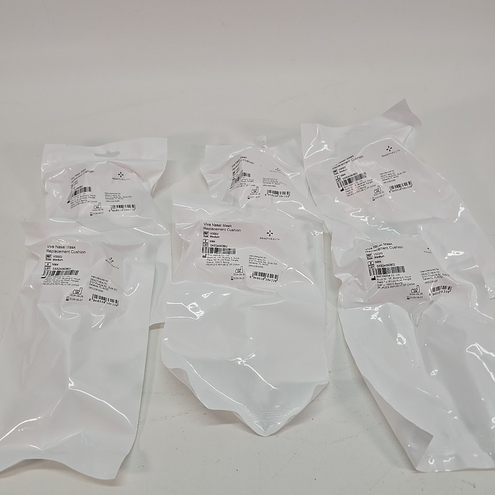 Set Of 6 Viva Nasal Mask Replacement Cushion Medium‎ NEW Sealed